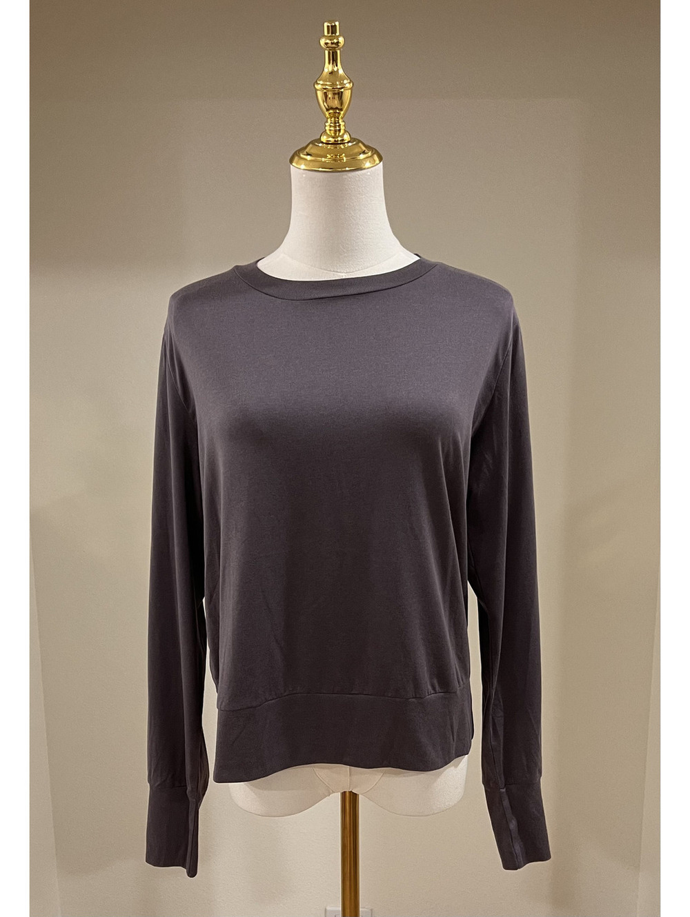 Vuori Daydream Crew Pullover Long Sleeve Top Charcoal Gray M